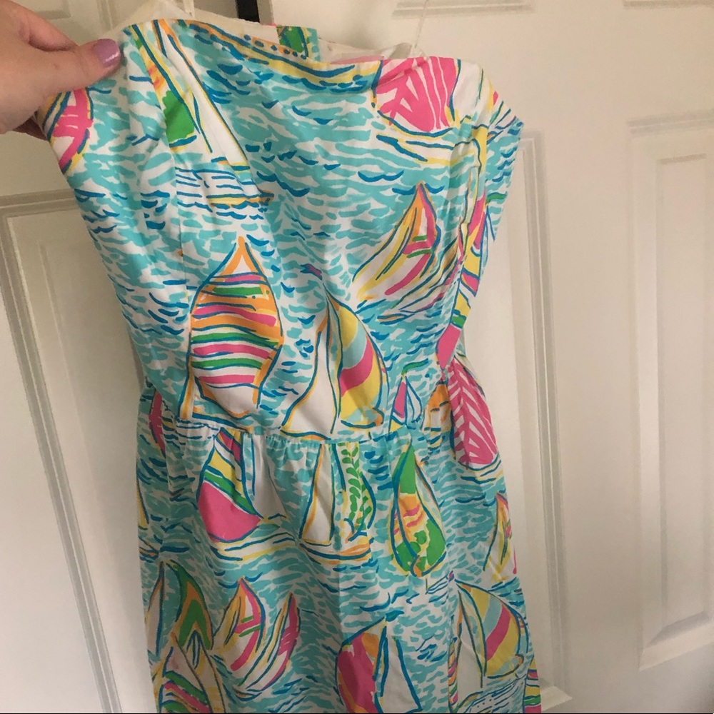 Lilly Pulitzer You Gotta Regatta strapless dress